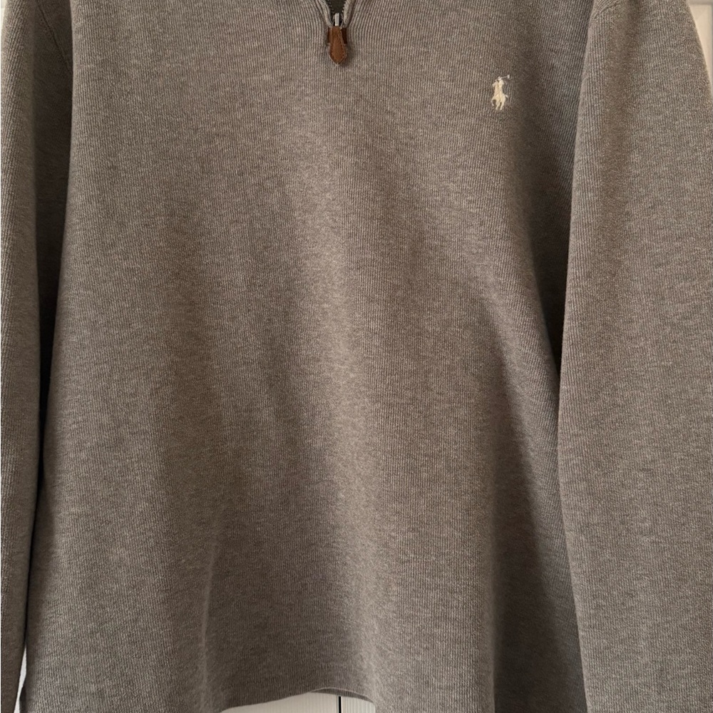 Ralph Lauren Heather Gray Knit‎ Top